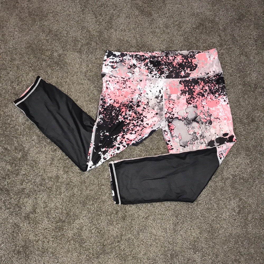 Fabletics Leggings with Mesh Calf Design